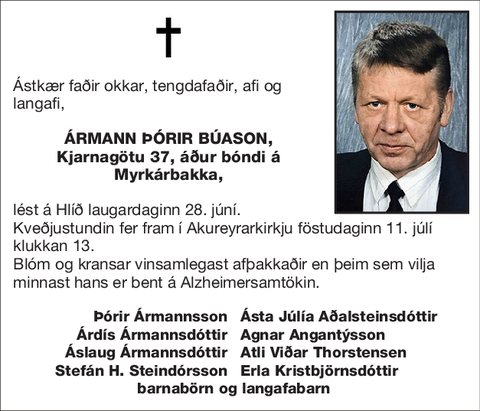 Ármann Þórir Búason,