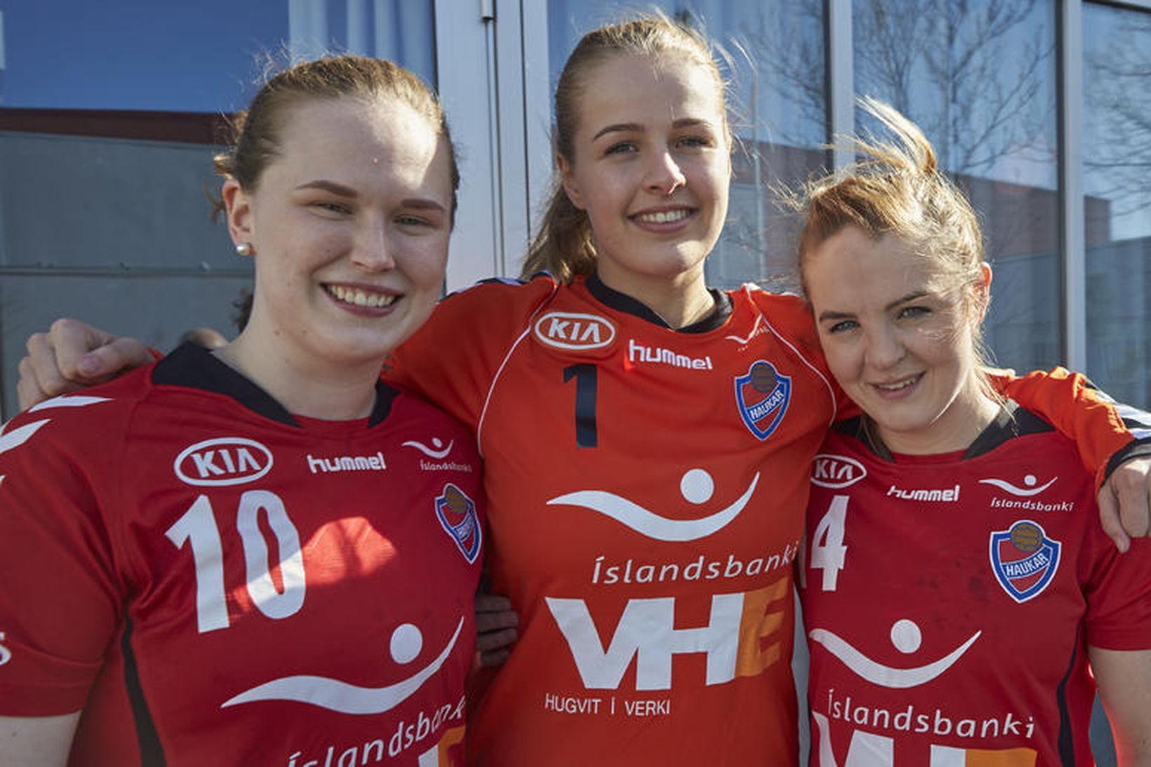 Jóna Sigríður Halldórsdóttir, Elín Jóna Þorsteinsdóttir og María Karlsdóttir.