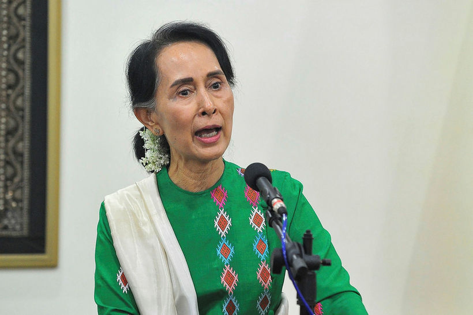 Aung San Suu Kyi.