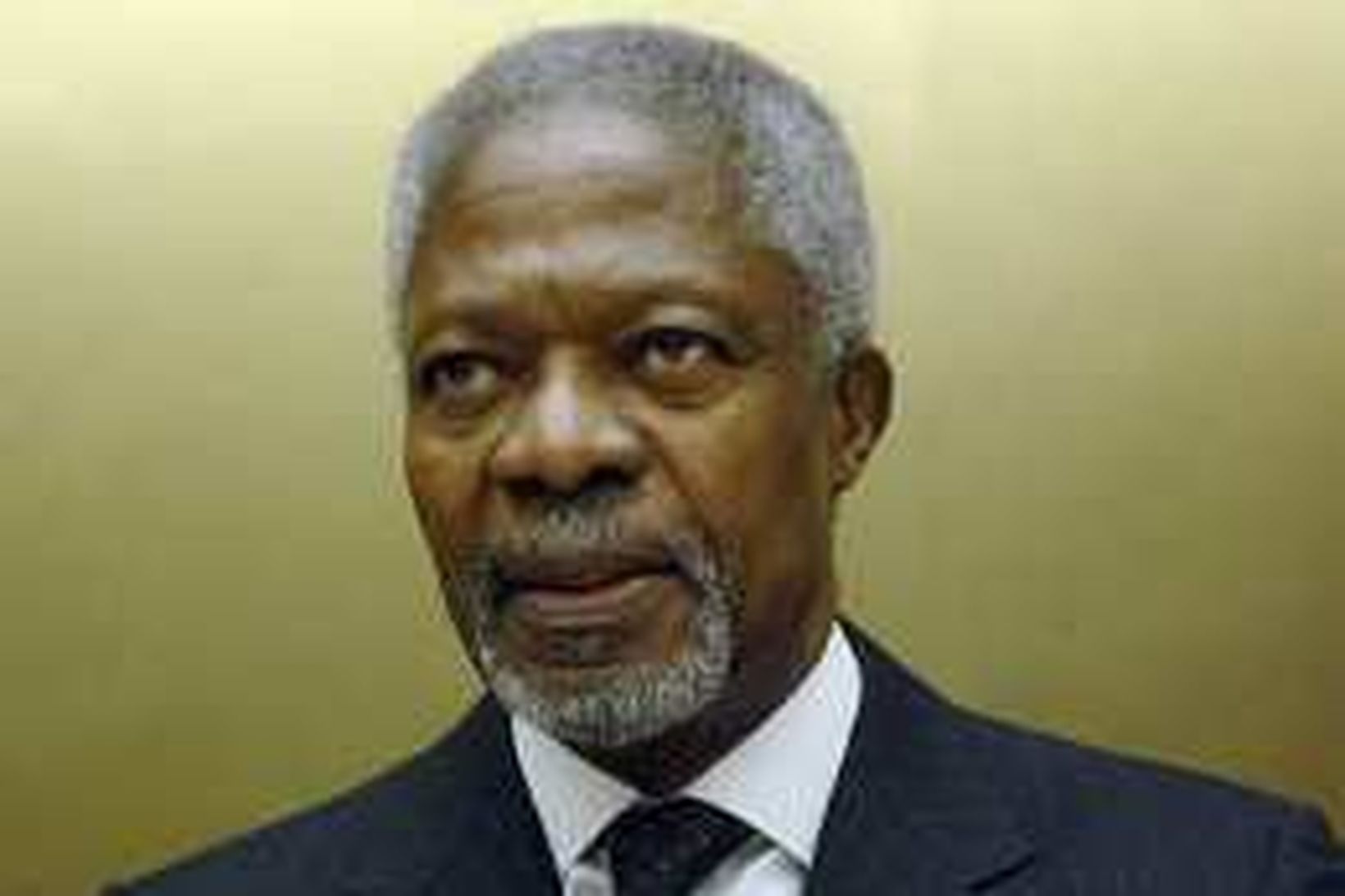 Kofi Annan, framkvæmdastjóri SÞ.
