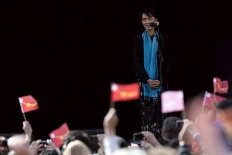 Aung San Suu Kyi í Ósló