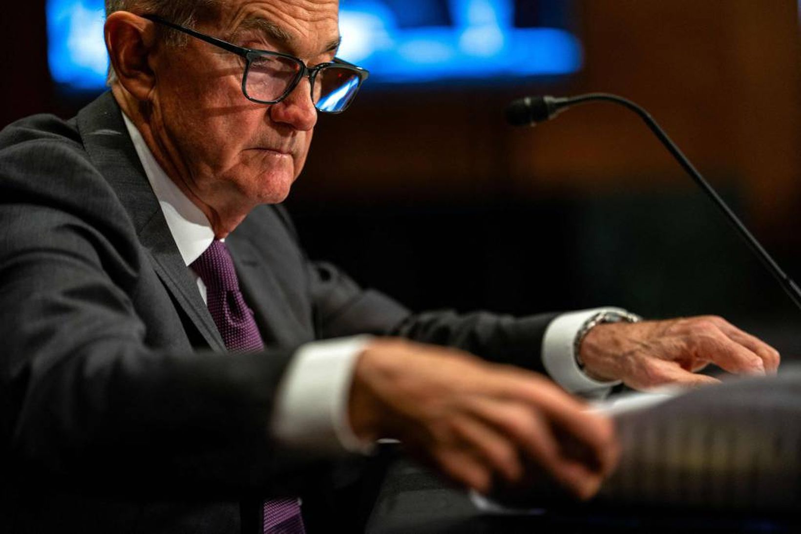 Mikill þrýstingur er á Jerome Powell seðlabankastjóra Bandaríkjanna að lækka …