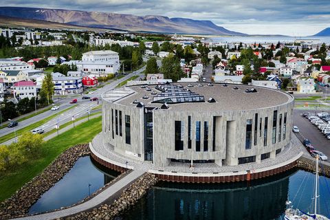 The music hall at the centre of Akureyri.