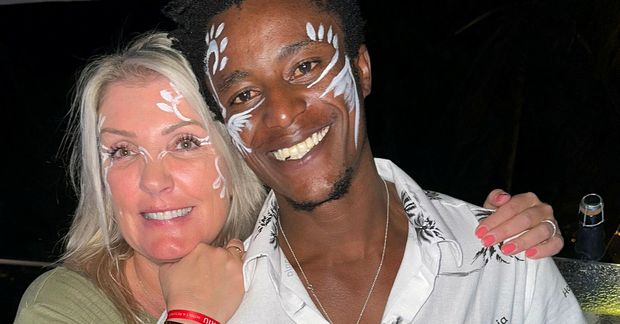 Edith Gunnarsdóttir og Elinas Jackson eru yfir sig ástfangin.