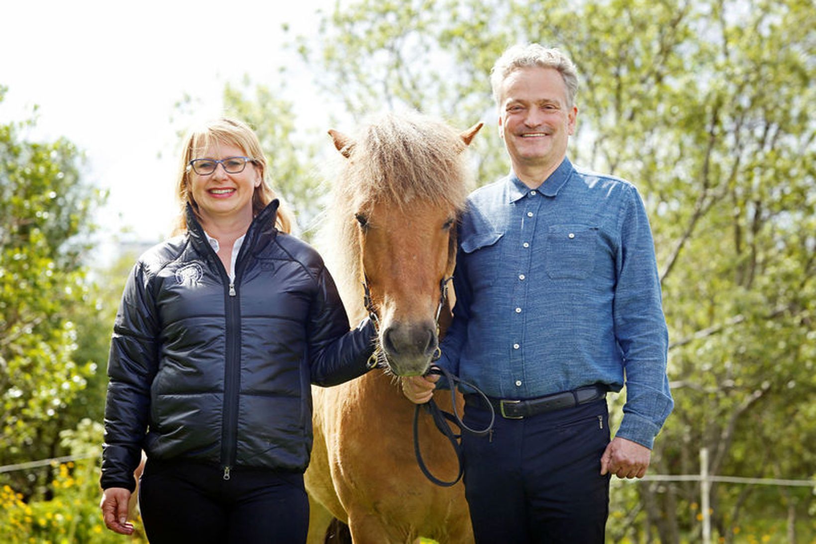 Sigurbjörn ásamt sambýliskonu sinni Hlíf Sturludóttur en þau eiga saman …