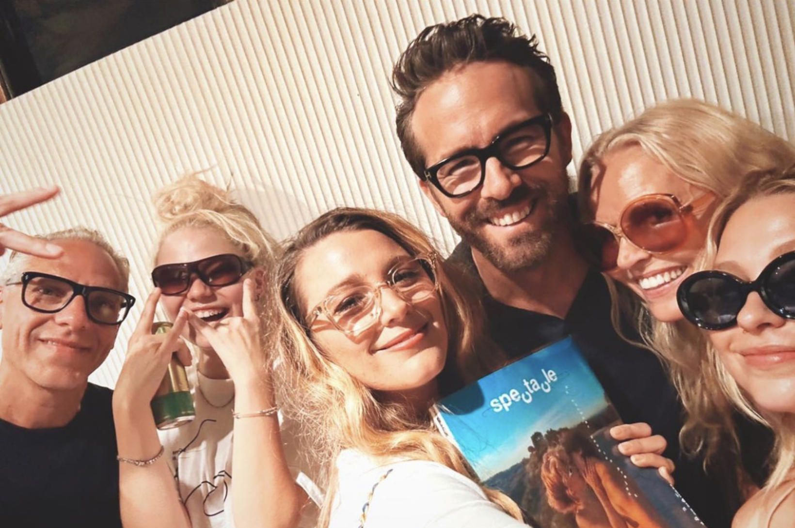 Anna Pálmadóttir fagnaði með Blake Lively og Ryan Reynolds