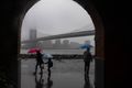 Veður Mikil flóð hafa verið í New York og New Jersey í vikunni.