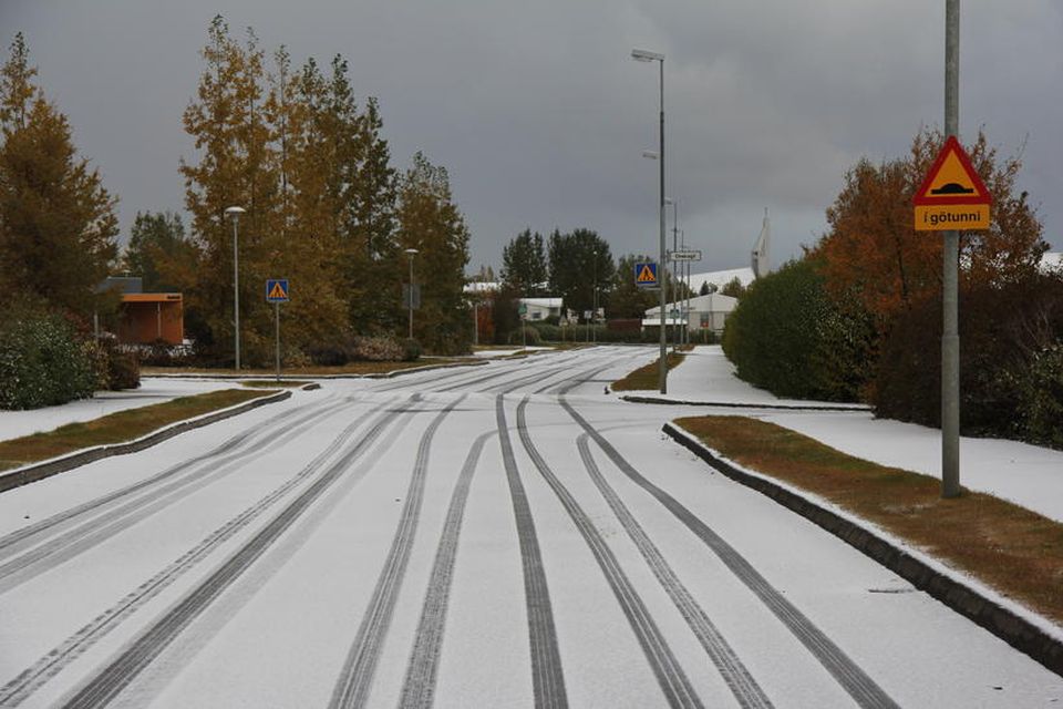 Það er kominn vetur á Akureyri