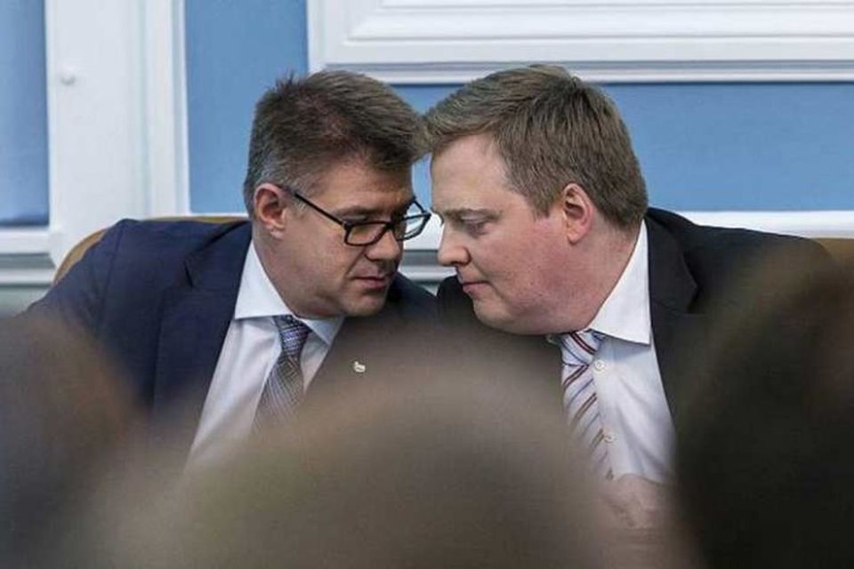 Gunnar Bragi Sveinssong og Sigmundur Davíð Gunnlaugsson