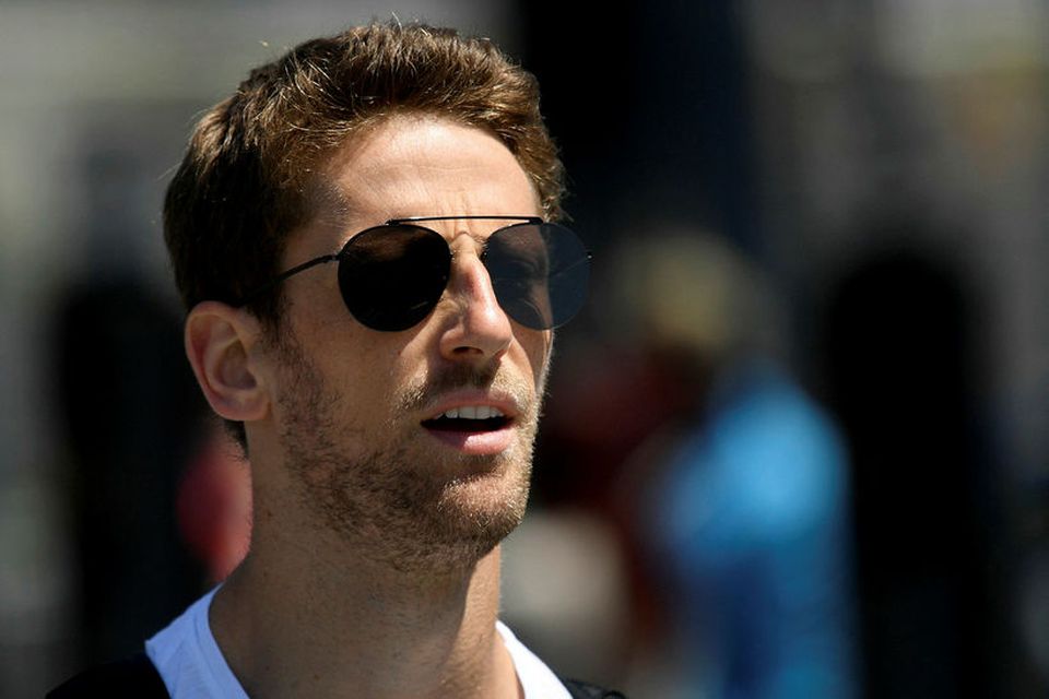 Romain Grosjean ökumaður Haas.