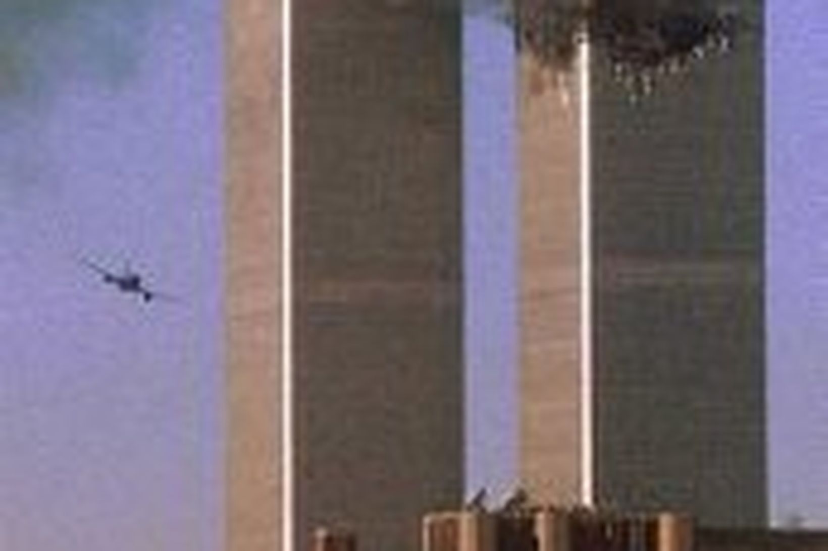 Frá hryðjuverkaárásinni í New York 11. september 2001.
