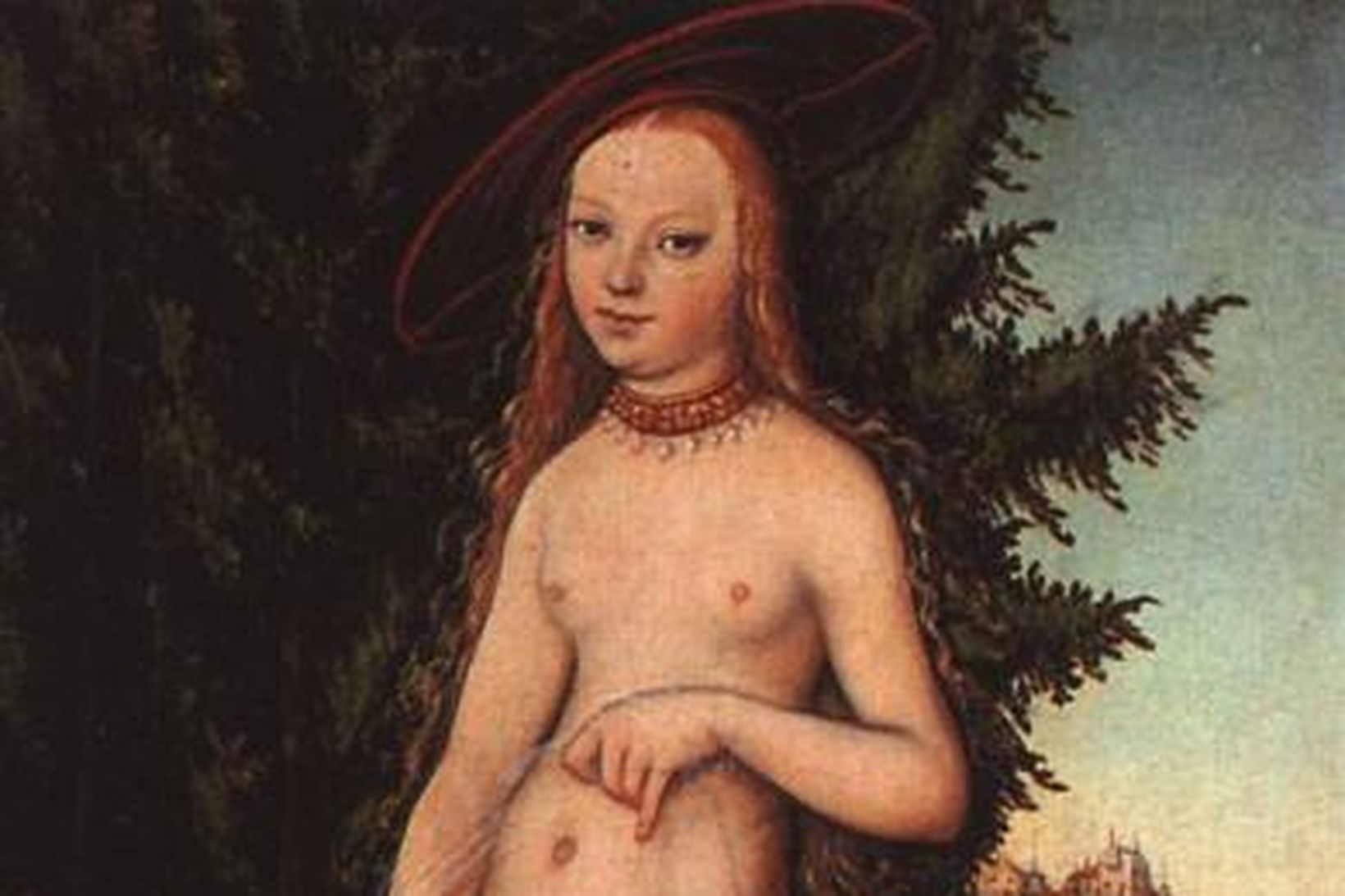 Mynd af Venus eftir þýska málarann Lucas Cranach eldri.