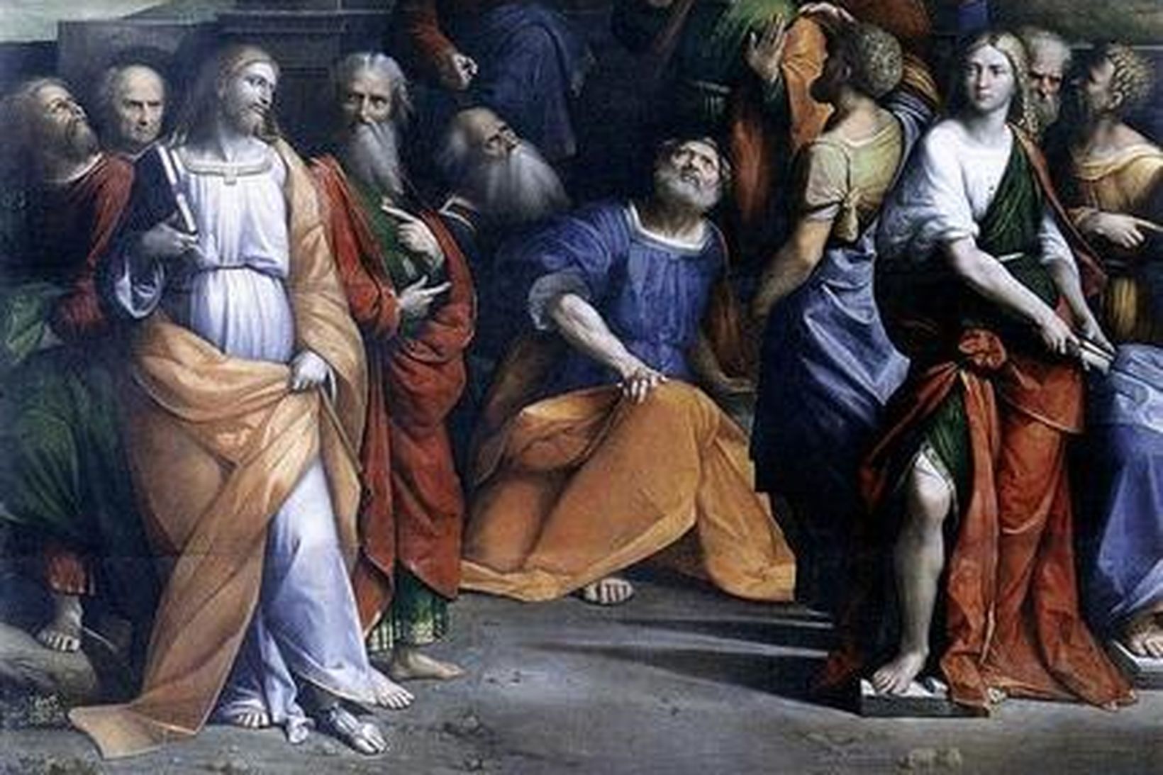 Uppstigning krists eftir Il Garofalo frá árinu 1520.