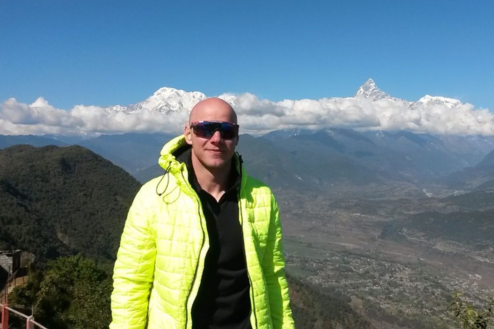 Ingólfur Axelsson við Everest.