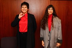 Elissa May Phillips and Sahar Babaei i héraðsdómi í dag.