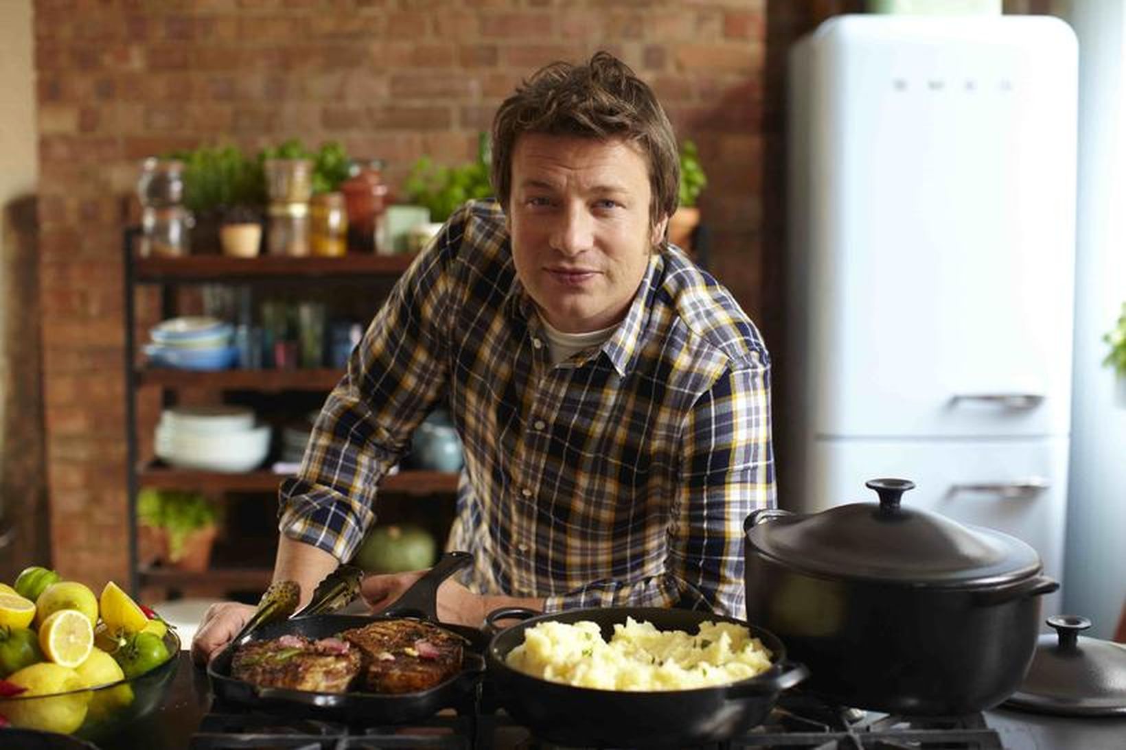 Sjónvarpskokkurinn Jamie Oliver.