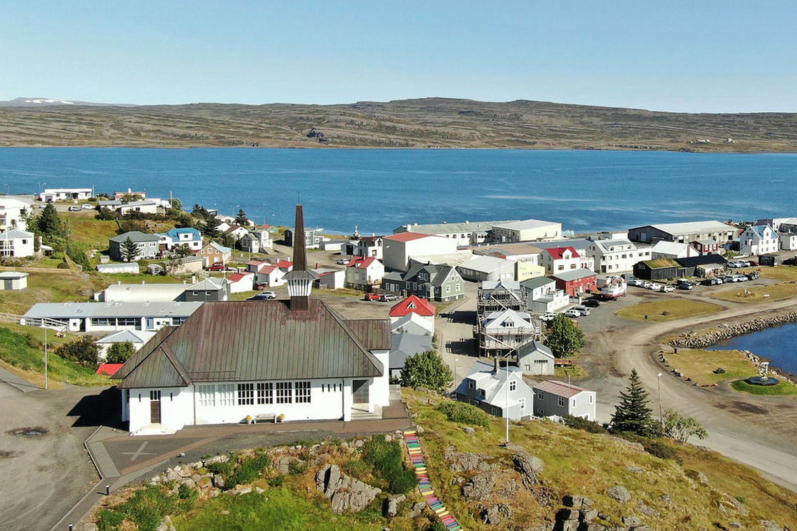 Kynda þarf með dísilolíu í sundlauginni á Hólmavík.