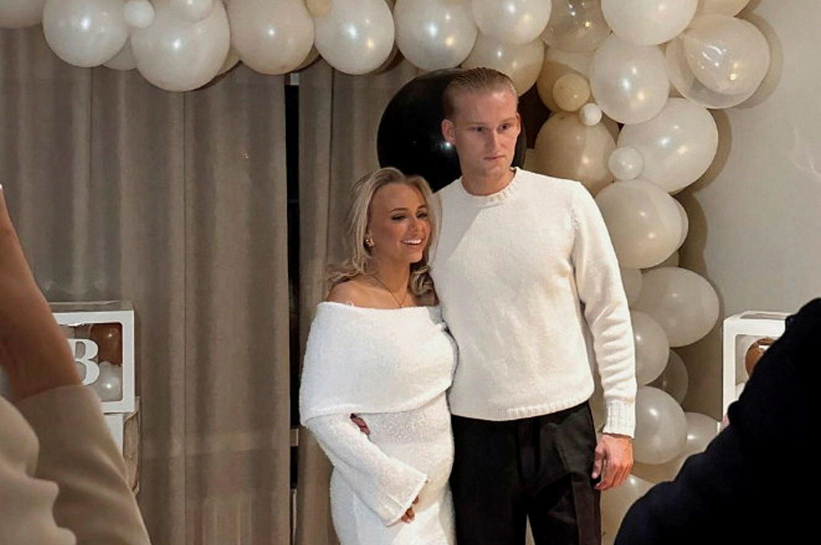 Lára Clausen og Jens Wessman í skýjunum 