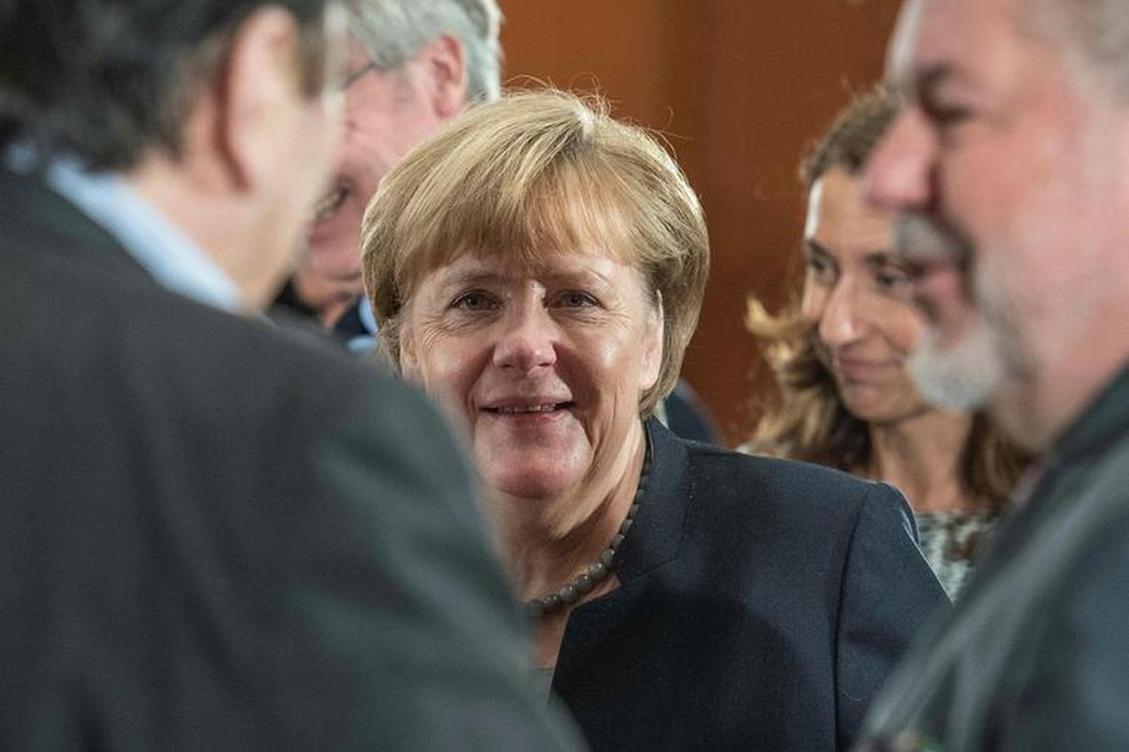 Merkel varð kanslari 2005.