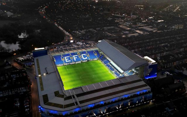 Goodison Park úr lofti.