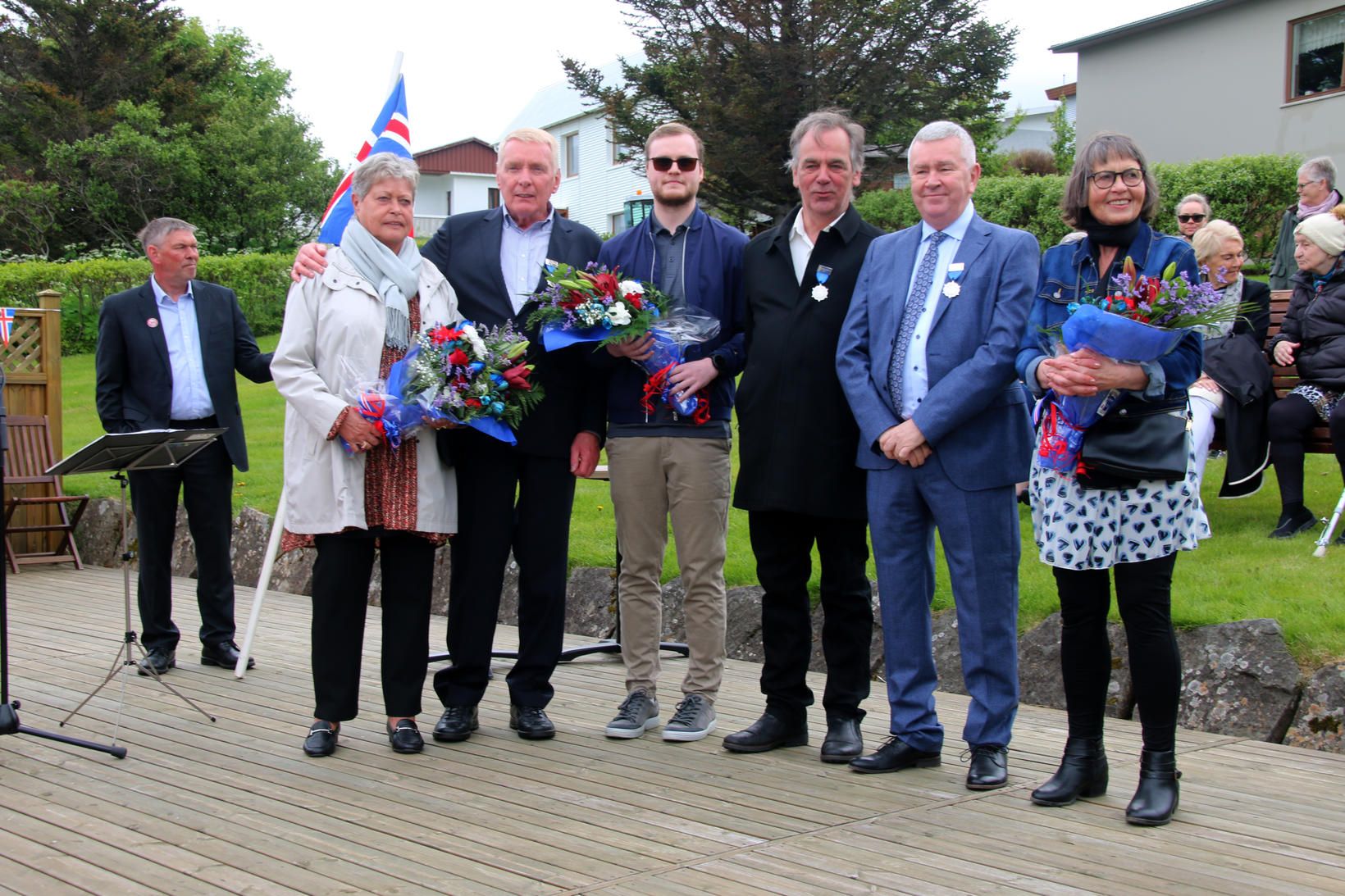 Kristín Bjargmundsdóttir, eiginkona Þorsteins Haukssonar, Felix Herbertsson barnabarn Heiðars Friðrikssonar, …