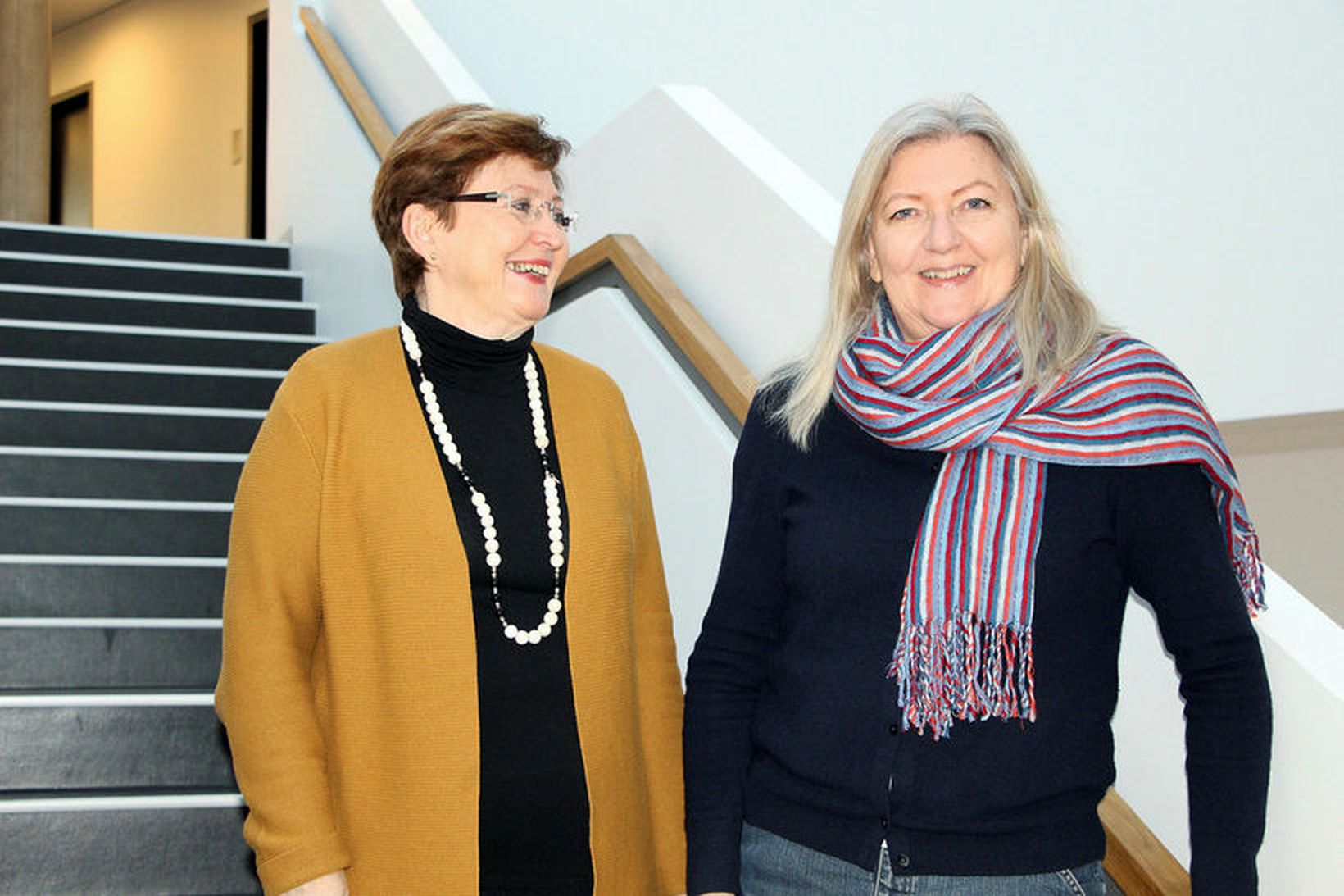 Hafdís Ingvarsdóttir (t.v.) og Birna Arnbjörnsdóttir, ritstjórar Language Development across …