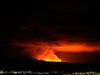 The eruption seen from Hafnarfjörður.