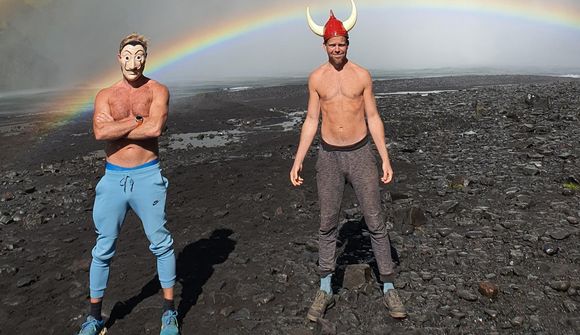 Gengu Fimmvörðuháls og Laugaveg nánast án farangurs 