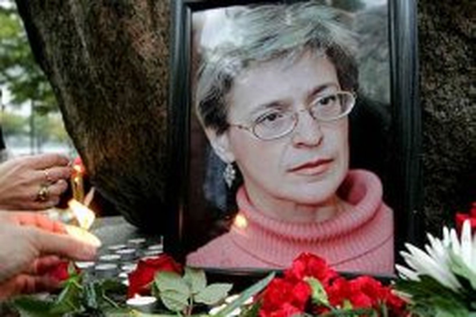 Mynd af Önnu Politkovskayu.