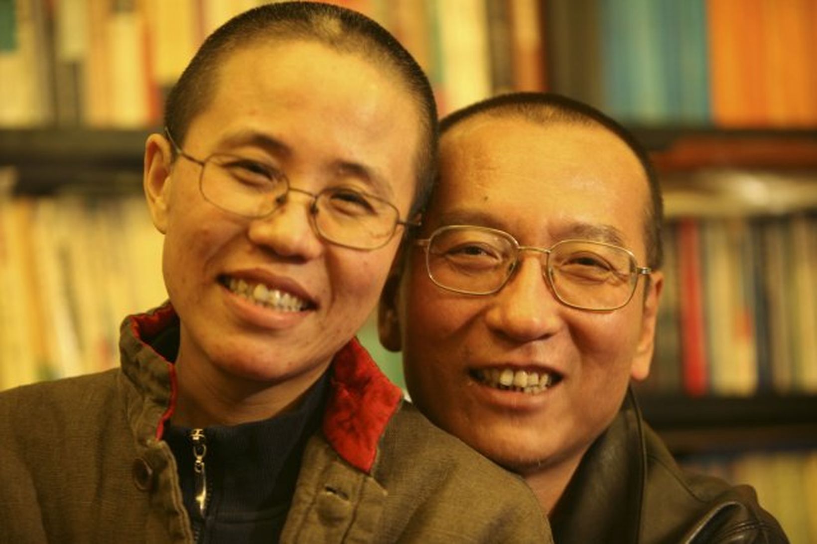 Hjónin Liu Xiaobo og Liu Xia.