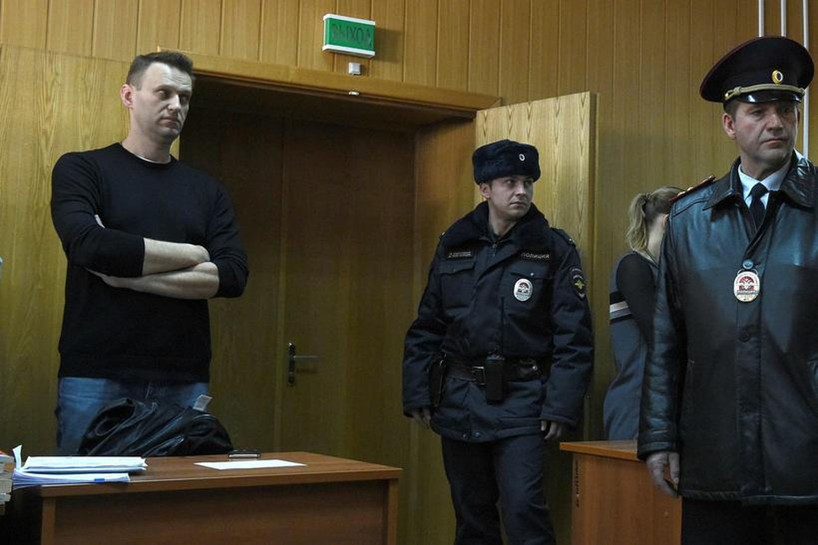 Alexei Navalny var dæmdur í 15 daga fangelsi fyrir að …