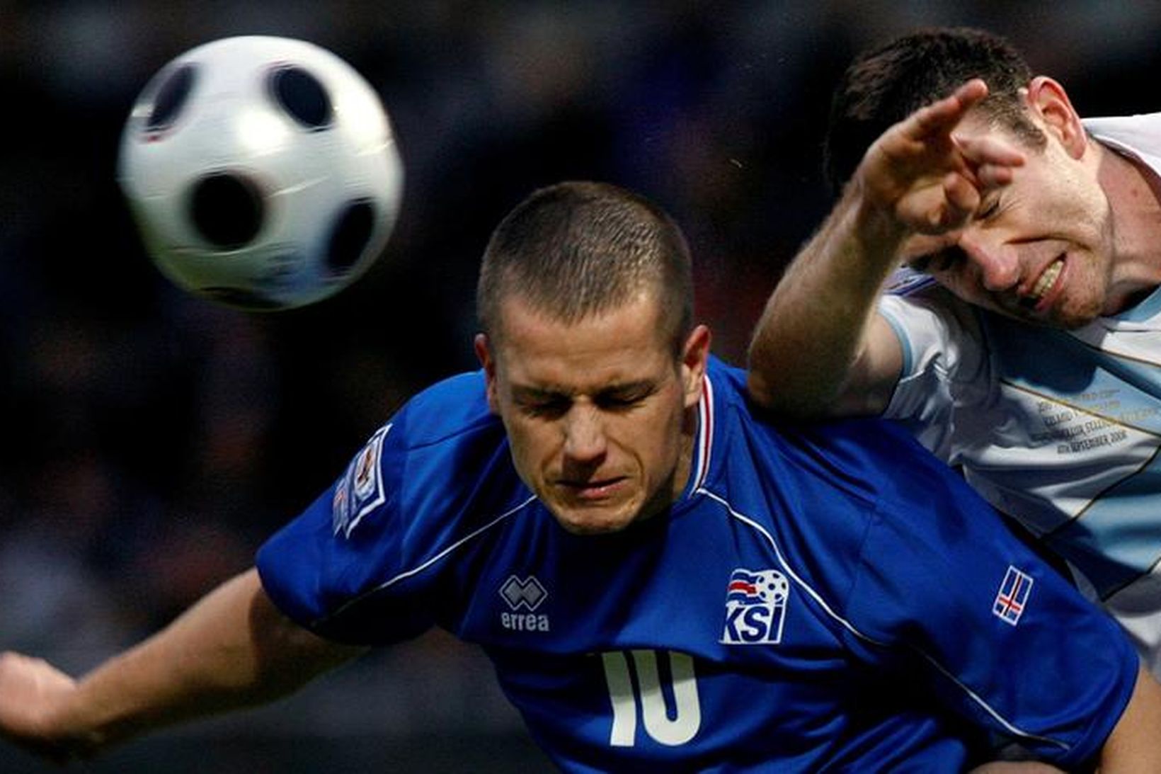 Heiðar Helguson skoraði mark Íslands gegn Englandi árið 2004.