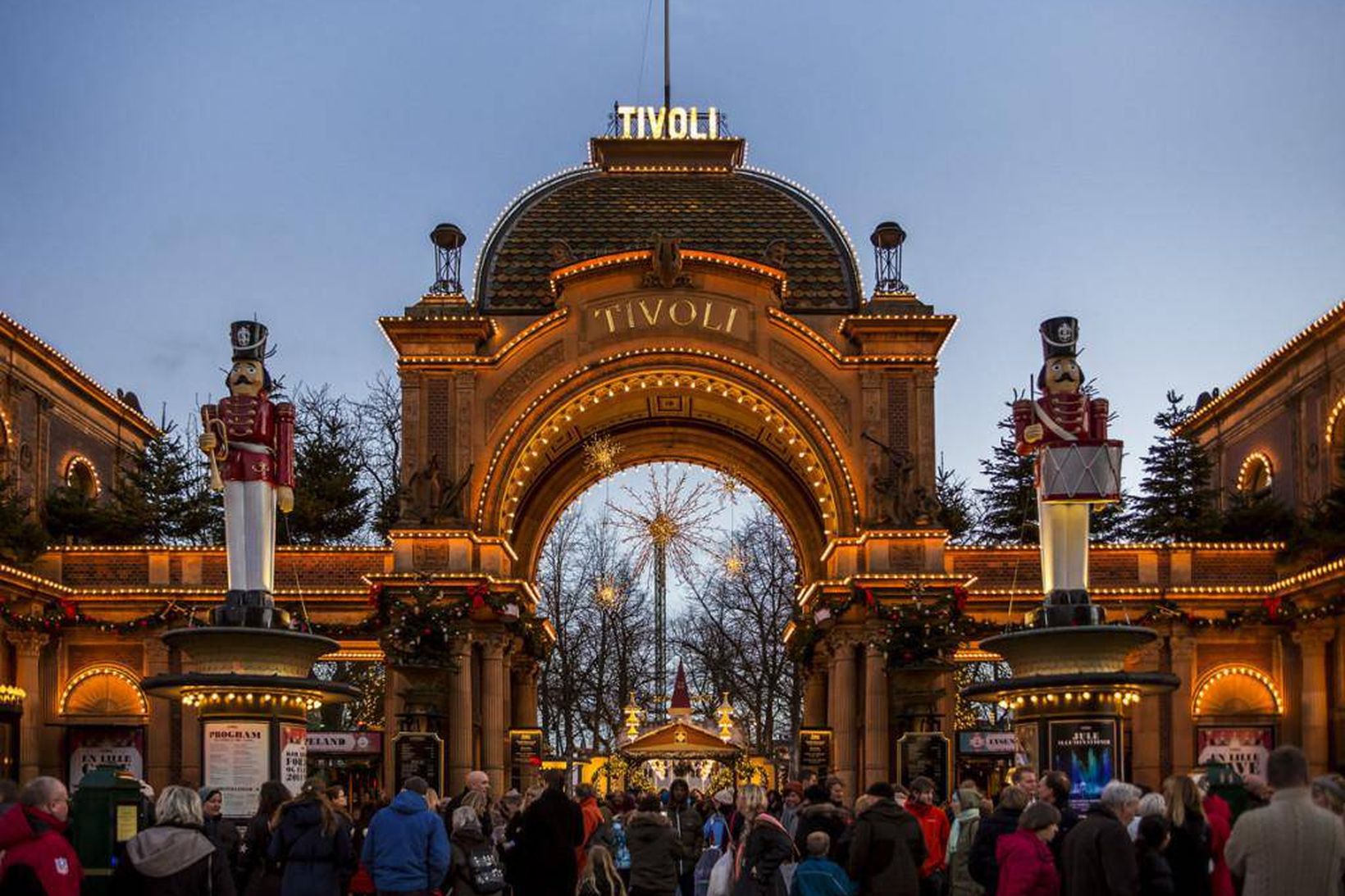 Metár hjá Tívolíinu í Kaupmannahöfn