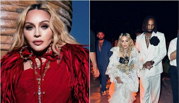 Madonna á Ítalíu með nýjum ungum elskhuga