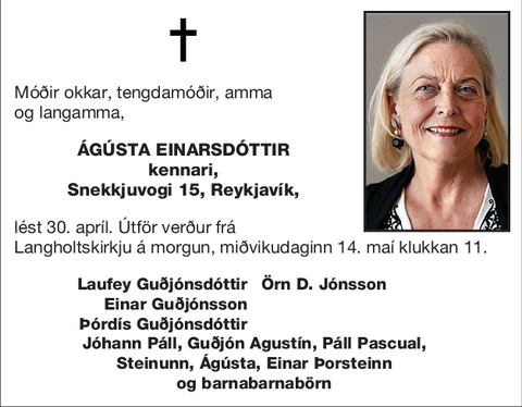 Ágústa Einarsdóttir
