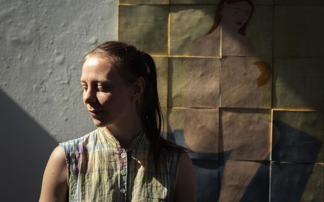 „Verkin mín eru yfirleitt fígúratív þar sem ég vinn út frá persónulegum draumum, reynslu og …