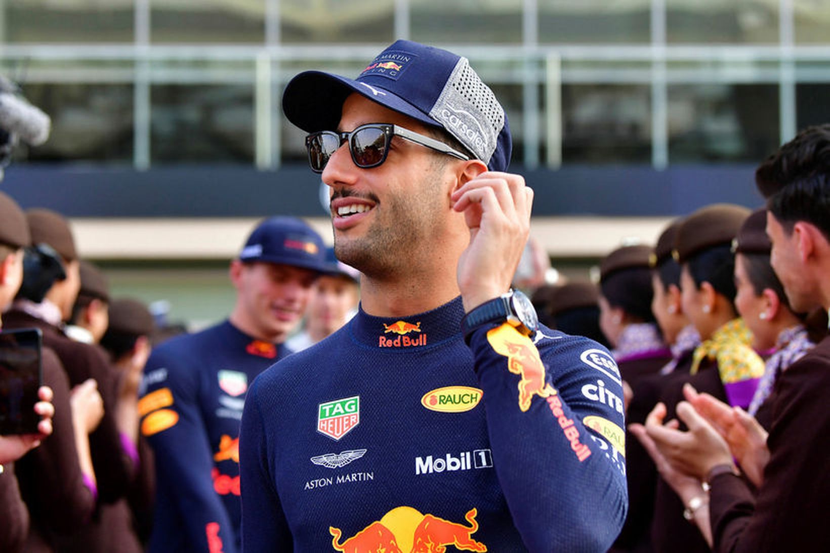 Daniel Ricciardo í Abu Dhabi þar sem formúlutíðinni lauk í …