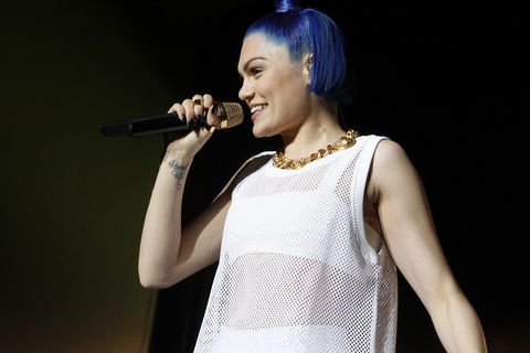 Jessie J þegar hún kom fram í Laugardalshöll 2015.