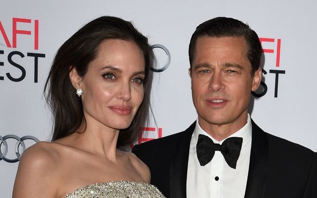 Angelina Jolie og Brad Pitt giftu sig árið 2014.