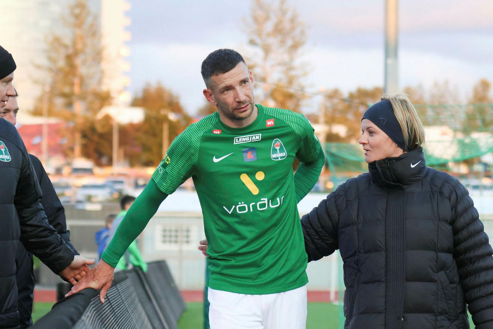 Damir Muminovic eftir leik með Breiðabliki á síðasta tímabili.