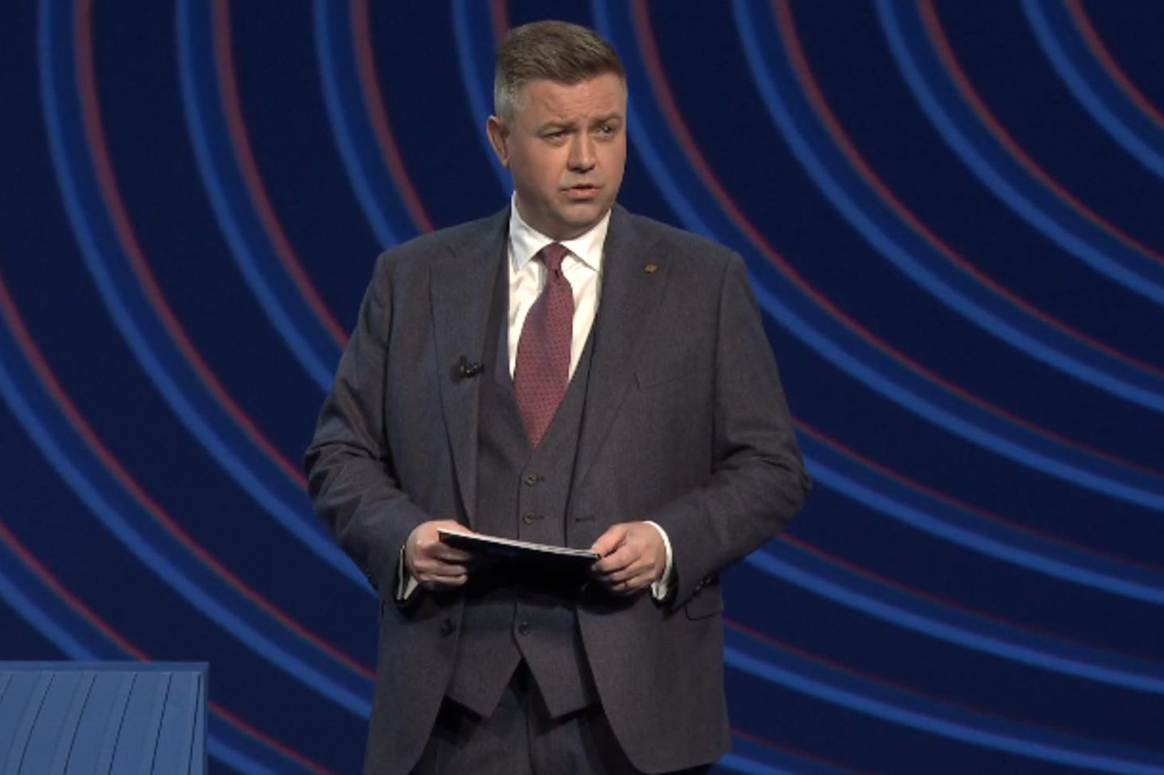Árni Sig­ur­jóns­son, formaður Samtaka iðnaðarins, opnaði Iðnþingið 2024.