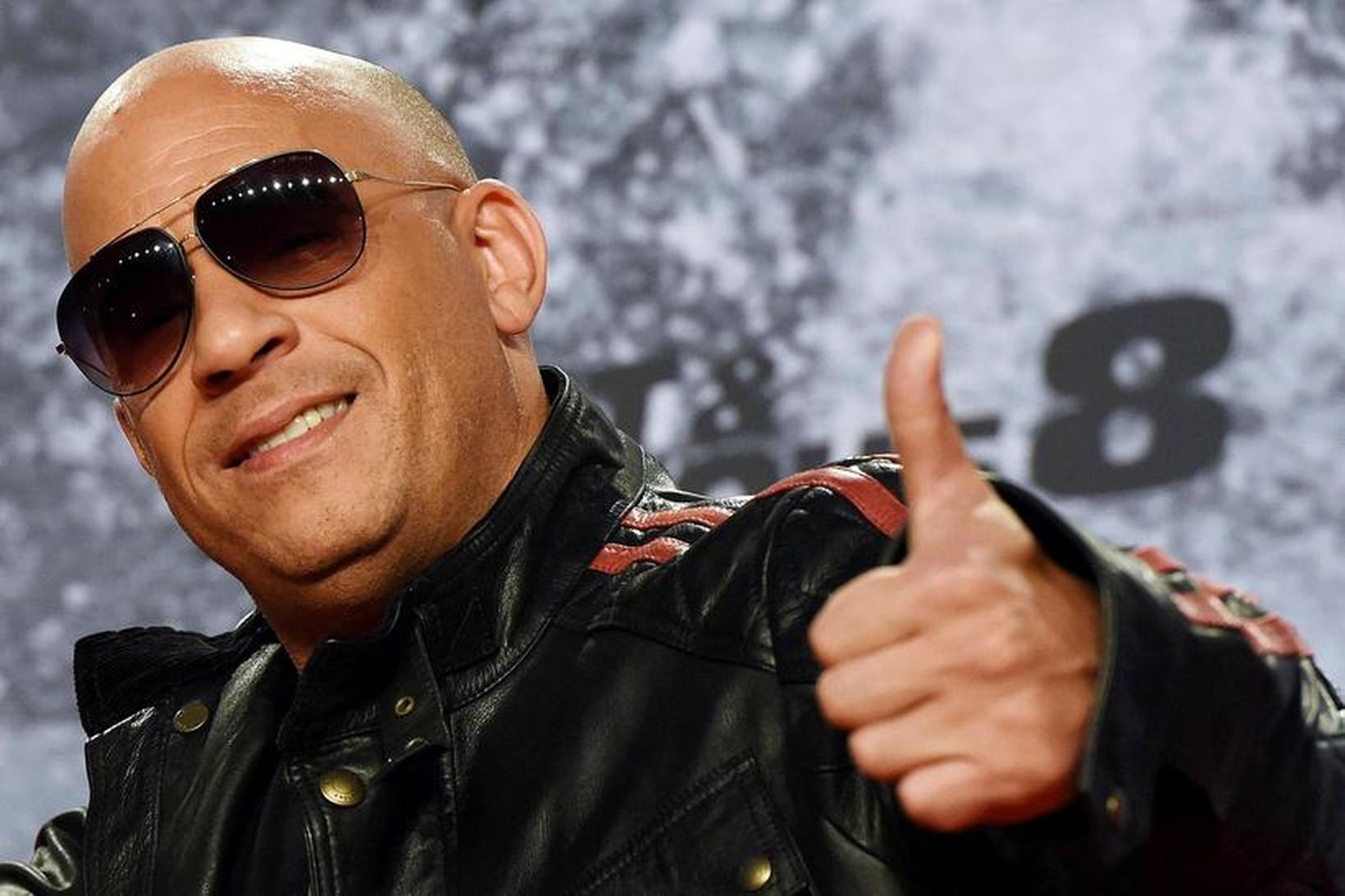 Vin Diesel á frumsýningu Fate of the Furious í Berlín.