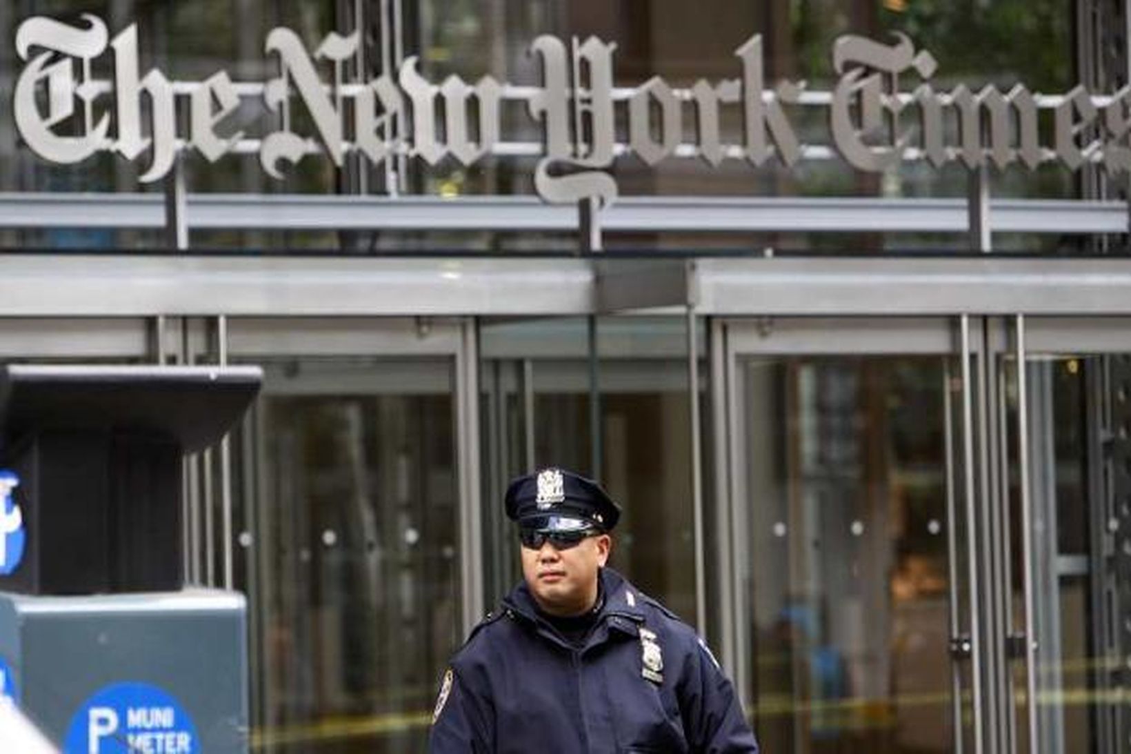 Skrifstofur New York Times á Manhattan-eyju.