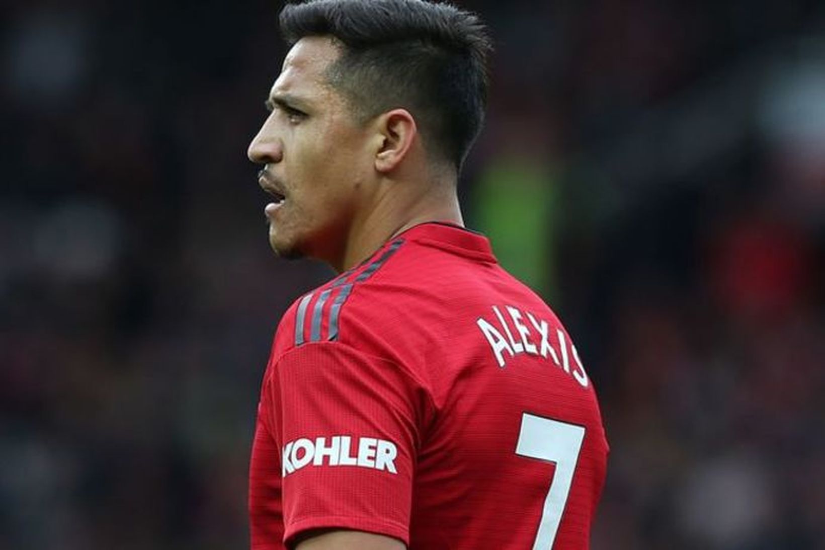 Alexis Sánchez náði sér aldrei á strik með Manchester United.