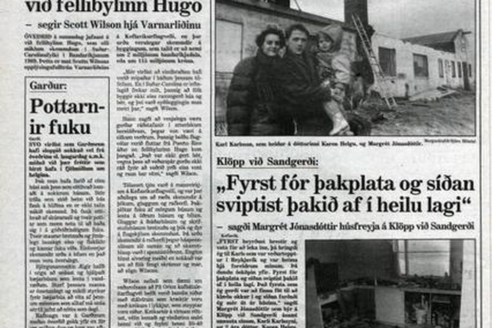 Úr Morgunblaðinu þriðjudaginn 5. febrúar 1991.