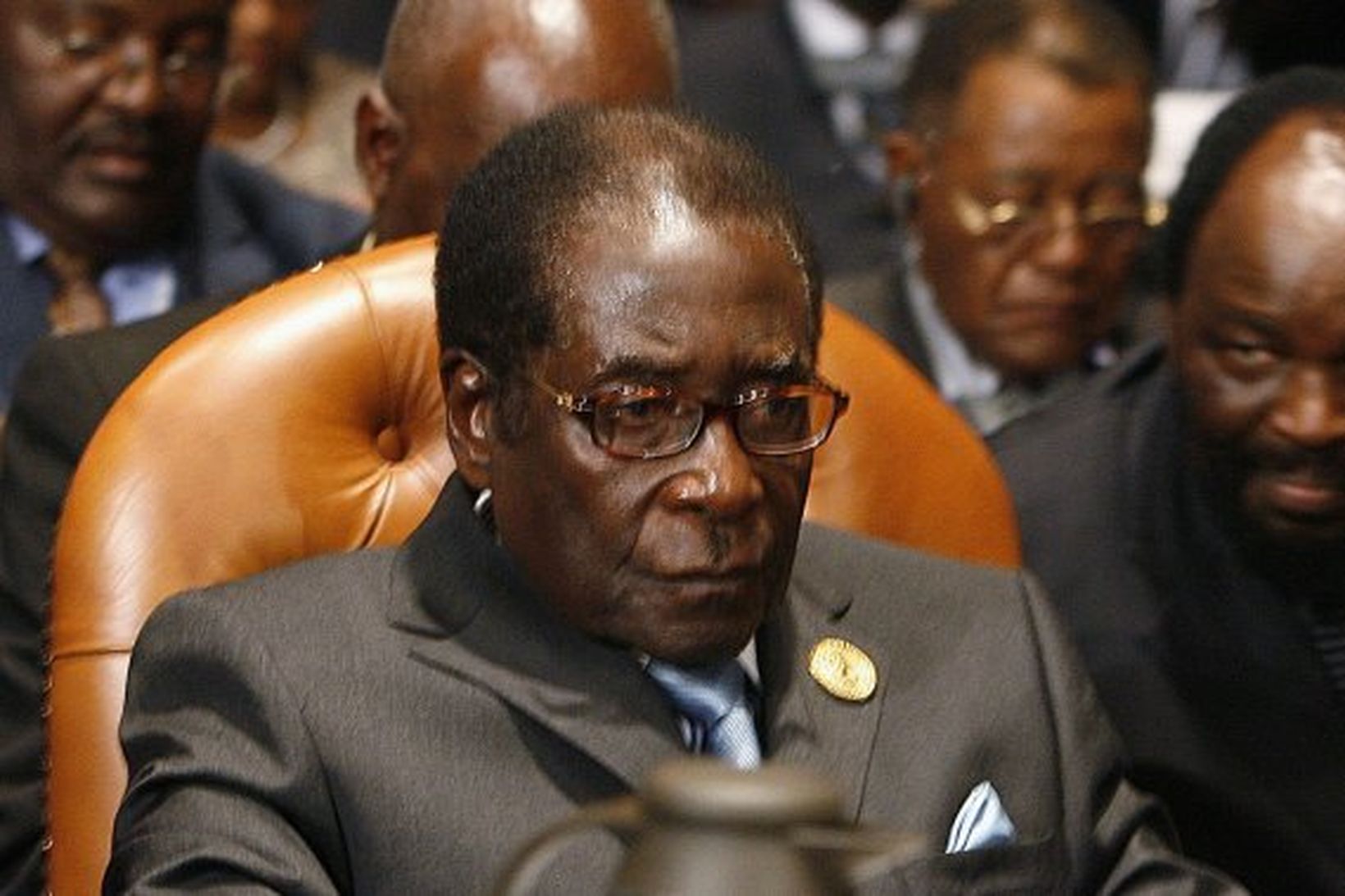 Robert Mugabe, hinn aldni Simbabveforseti.