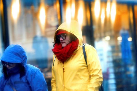The weather in Reykjavik today is pretty awful for this time of year.