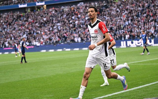 Hugo Ekitiké í leik með Eintracht Frankfurt.