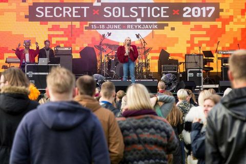 Secret Solstice music festival took place in Reykjavik last weekend.