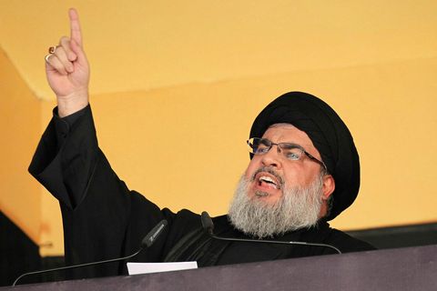 Hass­an Nasrallah árið 2015.